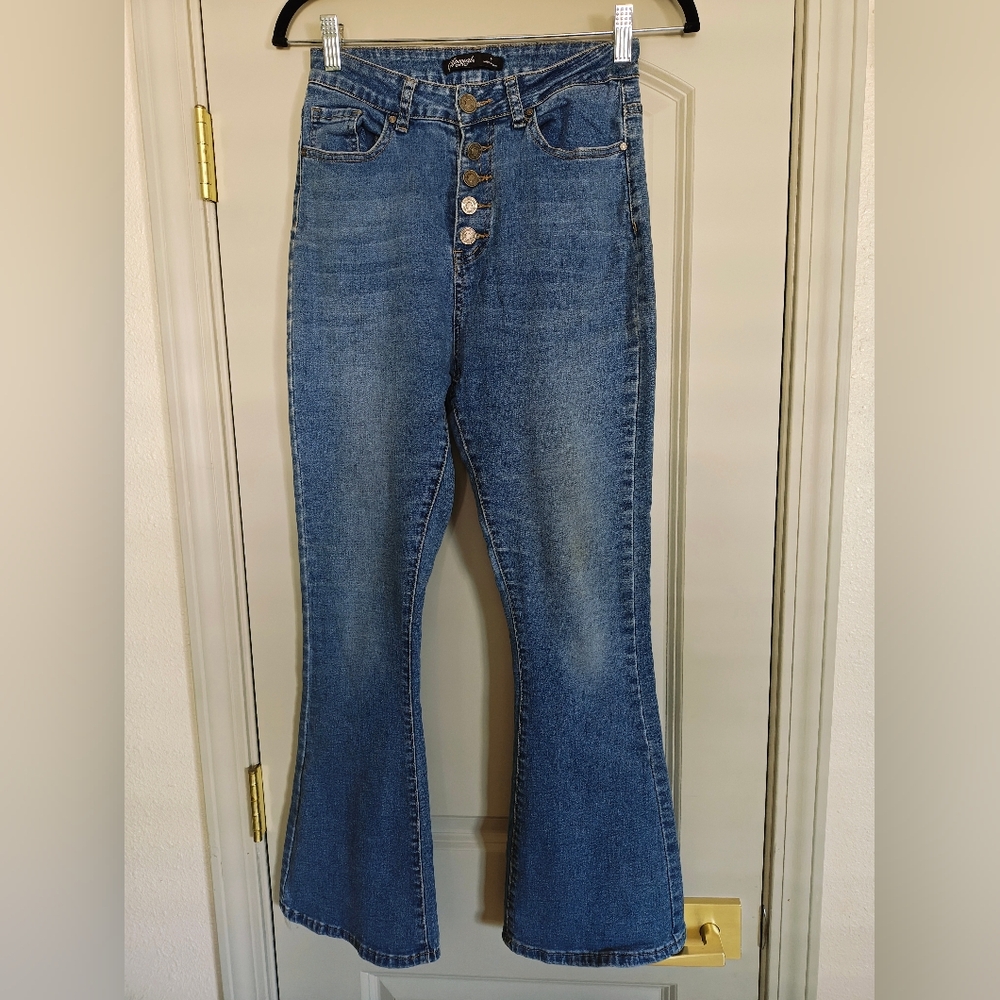 Tween Classic Blue Flare Jeans 9
